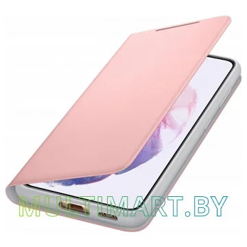 Чехол Samsung Smart LED View Cover для Galaxy S21 (розовый) картинка 2